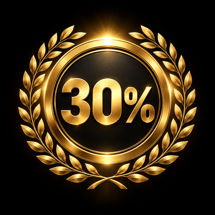 30% top tier badge